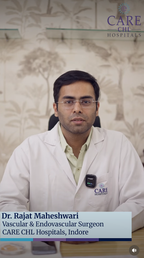 Indore Vascular Care Instagram reel on vascular surgery